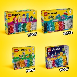 LEGO 11034 Classic Mascotas Creativas, Perro, Gato, Hamster de Juguete