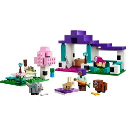 LEGO 21253 Minecraft El Santuario de Animales, Minifiguras de Personaje Efe