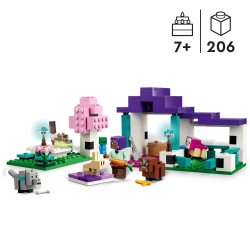 LEGO 21253 Minecraft El Santuario de Animales, Minifiguras de Personaje Efe