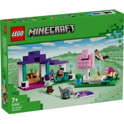 LEGO 21253 Minecraft El Santuario de Animales, Minifiguras de Personaje Efe