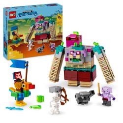 LEGO 21257 Minecraft Legends El Duelo contra el Devorador, Regalo Gamer