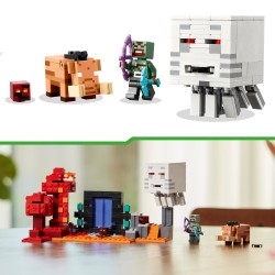 LEGO 21255 Minecraft Hinderlaag bij het Nether-portaal Actie Speelgoed