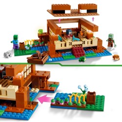 LEGO 21256 Minecraft La Casa-Rana, Figura de Zombie del Videojuego