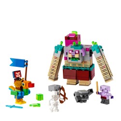 LEGO 21257 Minecraft Legends El Duelo contra el Devorador, Regalo Gamer