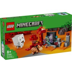 LEGO 21255 Minecraft Hinderlaag bij het Nether-portaal Actie Speelgoed