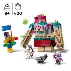 LEGO 21257 Minecraft Legends El Duelo contra el Devorador, Regalo Gamer