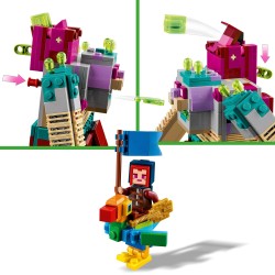 LEGO 21257 Minecraft Legends El Duelo contra el Devorador, Regalo Gamer