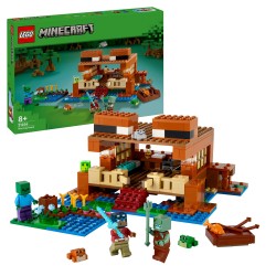 LEGO 21256 Minecraft La Casa-Rana, Figura de Zombie del Videojuego