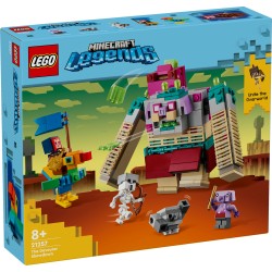 LEGO 21257 Minecraft Legends El Duelo contra el Devorador, Regalo Gamer