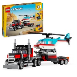 LEGO 31146 Creator 3in1 Truck met helikopter Vliegtuig en Auto Set