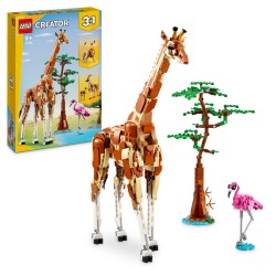 LEGO 31150 Creator 3 en 1 Safari de Animales Salvajes con Jirafa de Juguete