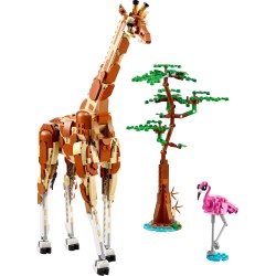 LEGO 31150 Creator 3 en 1 Safari de Animales Salvajes con Jirafa de Juguete