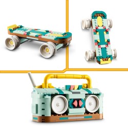LEGO 31148 Creator 3in1 Retro rolschaats met Skateboard