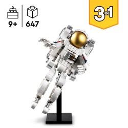 LEGO 31152 Creator 3 en 1 Astronauta Espacial y Nave de Juguete