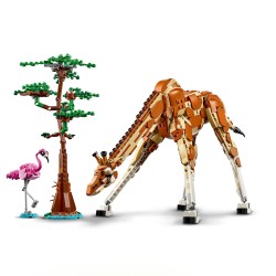 LEGO 31150 Creator 3 en 1 Safari de Animales Salvajes con Jirafa de Juguete