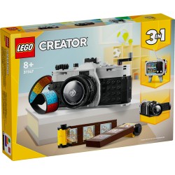 LEGO 31147 Creator 3 en 1 Cámara Retro, Videocámara y Televisor Vintage