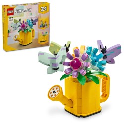 LEGO 31149 Creator 3 en 1 Flores en Regadera y Pájaros de Juguete