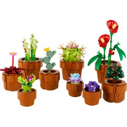 LEGO 10329 Icons Plantas Diminutas, Flores Artificiales, Colección Botánica