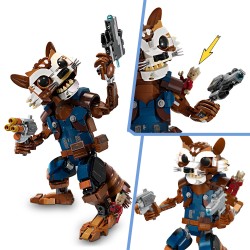 LEGO 76282 Marvel Rocket y Bebé Groot Figuras de Guardianes de la Galaxia