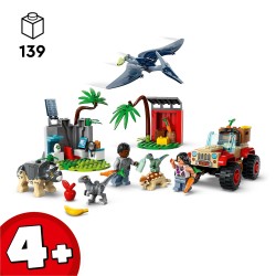 LEGO 76963 Jurassic World Reddingscentrum voor babydinosaurussen Set