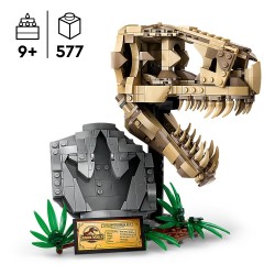 LEGO 76964 Jurassic World Fósiles de Dinosaurio Cráneo de T. rex de Juguete