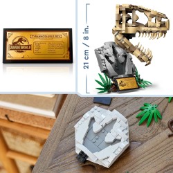 LEGO 76964 Jurassic World Fósiles de Dinosaurio Cráneo de T. rex de Juguete