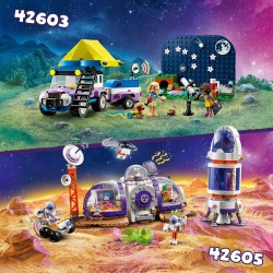 LEGO Mars-Raumbasis mit Rakete