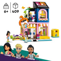 LEGO 42614 Friends Tienda de Moda Retro de Juguete con Accesorios