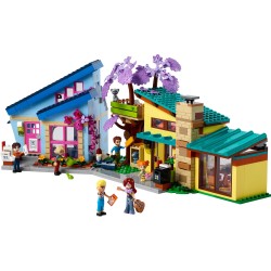 LEGO 42620 Friends Casas Familiares de Olly y Paisley de Juguete