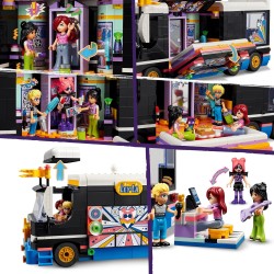 LEGO Friends Pop Star Music Tour Bus Toy Set 42619