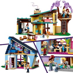 LEGO 42620 Friends Casas Familiares de Olly y Paisley de Juguete