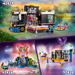 LEGO 42619 Friends Toerbus van popster Speelgoed Voertuig Set