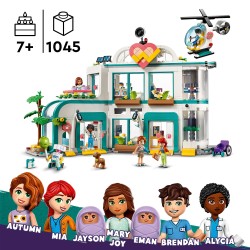 LEGO 42621 Friends Hospital de Heartlake City con Helicóptero de Juguete