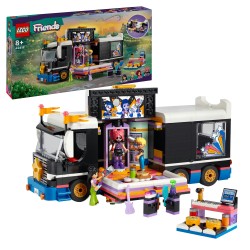 LEGO 42619 Friends Autobús de Gran Gira Musical, Vehículo de Juguete