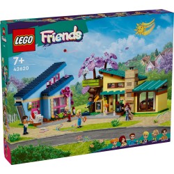 LEGO 42620 Friends Olly en Paisley's huizen Speelhuis set