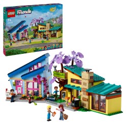 LEGO 42620 Friends Casas Familiares de Olly y Paisley de Juguete