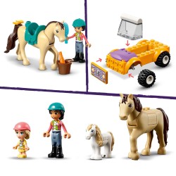 LEGO 42634 Friends Remolque para Caballo y Poni y Figura de Animales