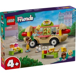 LEGO 42633 Friends Camión de Perritos Calientes Cocina y Comida de Juguete