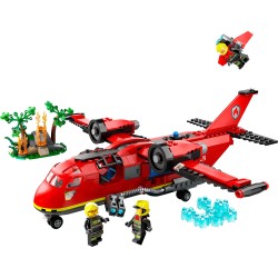 LEGO City Fire Rescue Plane Building Toy Set 60413