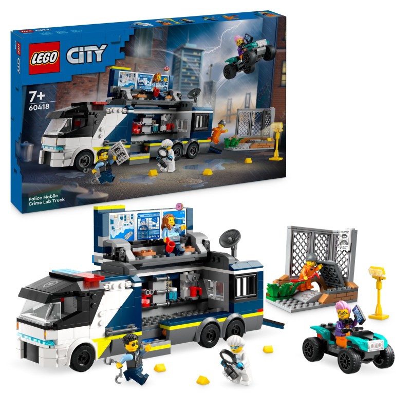 LEGO 60418 City Politielaboratorium in truck Politie Speelgoed