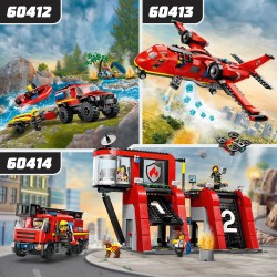 LEGO City 4x4 brandweerauto met reddingsboot Brandweer Speelgoed