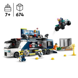 LEGO City Police Mobile Crime Lab Truck Toy 60418