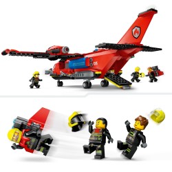 LEGO City Fire Rescue Plane Building Toy Set 60413