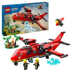 LEGO City Fire Rescue Plane Building Toy Set 60413