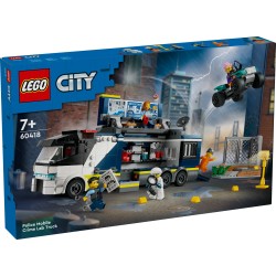 LEGO 60418 City Laboratorio de Criminología Móvil de la Policía de Juguete