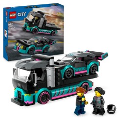 LEGO Auto da corsa e trasportatore