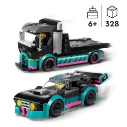 LEGO Auto da corsa e trasportatore