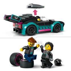 LEGO Autotransporter mit Rennwagen