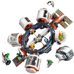 LEGO 60433 City Estación Espacial Modular, Nave y Laboratorio de Juguete