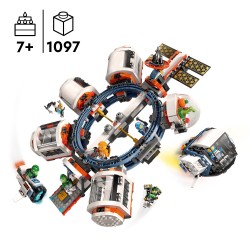 LEGO 60433 City Modulair ruimtestation Speelgoed Ruimteschip Set